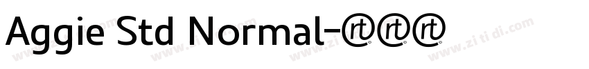 Aggie Std Normal字体转换